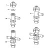 Korpus QJ300 TeeJet do węża 3/8" -  22251-311-375-NYB