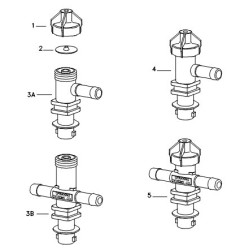 Korpus QJ300 TeeJet do węża 1/2" - 22251-311-500-NYB