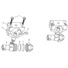 Korpus QJ22187 TeeJet do rury 1" przyłącze F 9,5mm