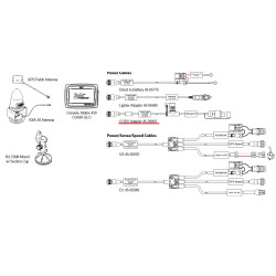 Kabel zasilający do Matrix Cobo 3 pin. wtyczka, 2,35m, TeeJet 45-05867