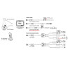 Kabel zasilający do Matrix Cobo 3 pin. wtyczka, 2,35m, TeeJet 45-05867