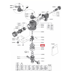 Wkład zielony 322188 FDR, zaworu sterujacego/żółty 321624