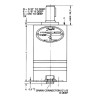Silnik orbitalny, wał Ø 16 mm 8cc przyłącze boczne