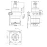 Silnik orbitalny, wał stożkowy Ø 35 mm 200cc