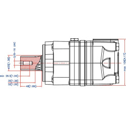 Silnik orbitalny, wał Ø 1-1/4" Z-14 100cc