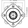 Silnik orbitalny, wał Ø 1-3/8" Z-6 125cc