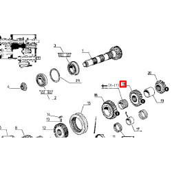 7700018097 Claas koło zębate