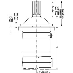 Silnik orbitalny TMT630