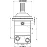 Silnik orbitalny TMT630