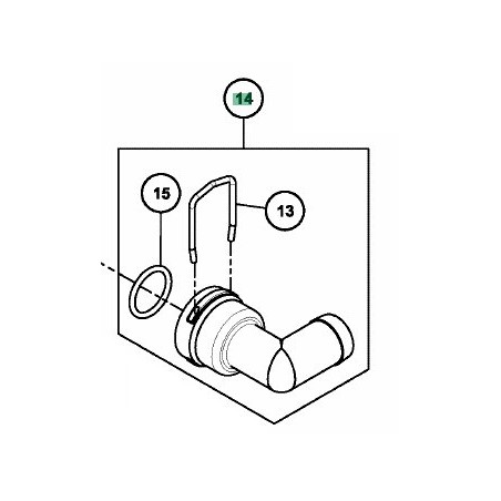 1"X90 Quick Connect Hose Fitting