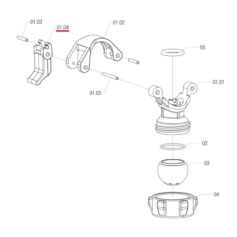 Blokada do rury 1i1/4" 