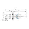 Mieszadło do opryskiwacza hydrauliczne 1.5 mm 90°