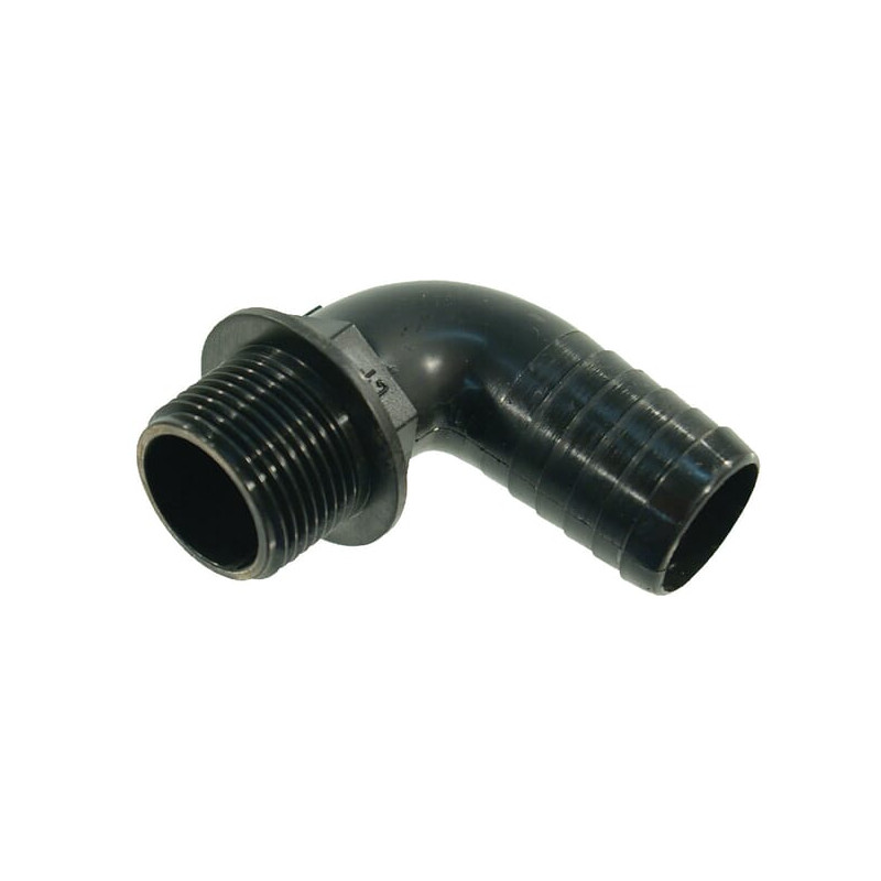 Przyłącze węża 90° 30 mm x gwint zewnętrzny 1"