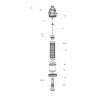 Filtr ssący gwint zewnętrzny 2" z zaworem i pokrętłem do odblokowania zaworu 32 mesh 200-260 l/min