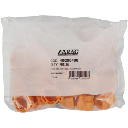 Pokrywka dyszy, bagnet, Ø12.6, pomarańczowy, z uszczelką, 25 szt., Arag