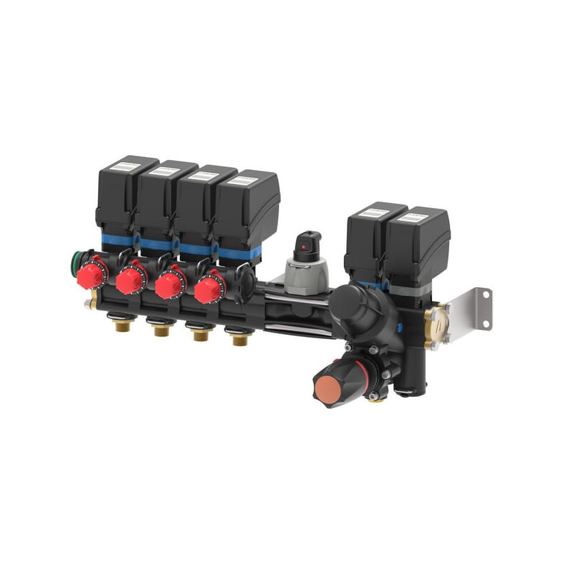 Zespół sterujący kpl. 4 sekcyjny 150L 40 bar