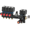 Zespół sterujący kpl. 4 sekcyjny 150L 40 bar