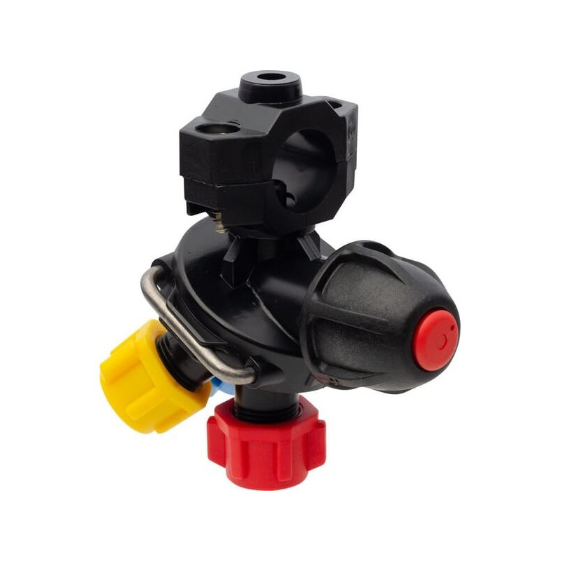 Korpus rozpylacza 3-krotny do rury 21mm (1/2") z przyłączem 7mm, do nakrętki bagnetowej i 3/8"BSP