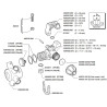 Korpus rozpylacza 5-krotny do rury 33,3mm (1") z przyłączem 10mm, do nakrętki bagnetowej