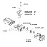 Korpus rozpylacza 4-krotny do rury 21mm (1/2") z przyłączem 10mm, do nakrętki bagnetowej