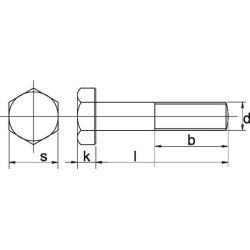 Śruba M12x1,75x40 kl. 10.9