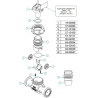 Przepływomierz serii 50 25mm-225L, Deutsch TeeJet 801-  57-10100