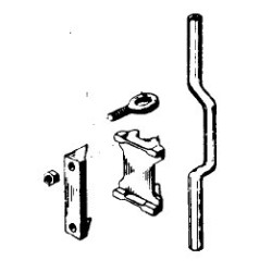 Słupica przedpłużka okrągła Lemken D35, 35x880 f.70cm