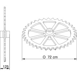 Pierścień ugniatający 720 mm Evers