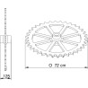 Pierścień ugniatający 720 mm Evers