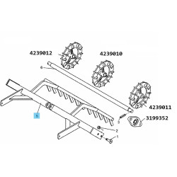 Koło Crosskill 400/51 szer.100 zam. Lemken