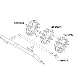 Koło Crosskill 450/ szer.155 oryg. Lemken