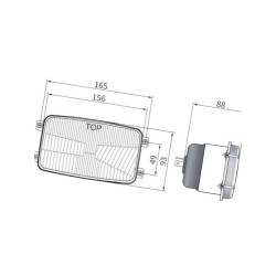 Reflektor drogowy Same 2.8029.740.0/21