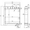 Chłodnica wody 540x635 Case Maxxium