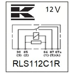 Mikroprzekaźnik 12V, 20A/35A, z rezystorem