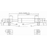 Sprężyna gazowa 405mm 200N typ D Stabilus
