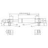 Sprężyna gazowa 485mm 500N typ D Stabilus