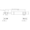 Sprężyna gazowa 785mm 500N typ B Stabilus
