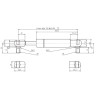 Sprężyna gazowa 685mm 150N typ D Stabilus