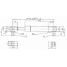 Sprężyna gazowa 685mm 1150N typ D Stabilus