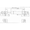 Sprężyna gazowa 245mm 250N typ D Stabilus
