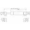 Sprężyna gazowa 286mm 300N typ C Stabilus