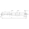 Sprężyna gazowa, L401 - 1500N Stabilus 