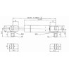 Sprężyna gazowa 205mm 500N typ D Stabilus