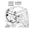 Szyba John Deere tylna L213351, L202528
