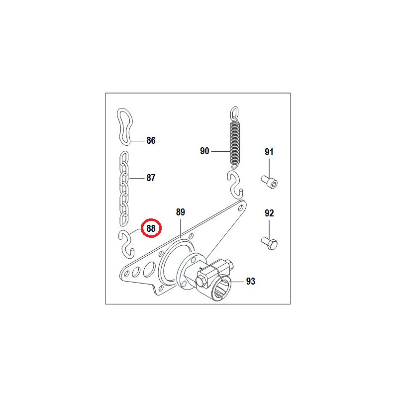 Comet hak typu S fi 6 mm