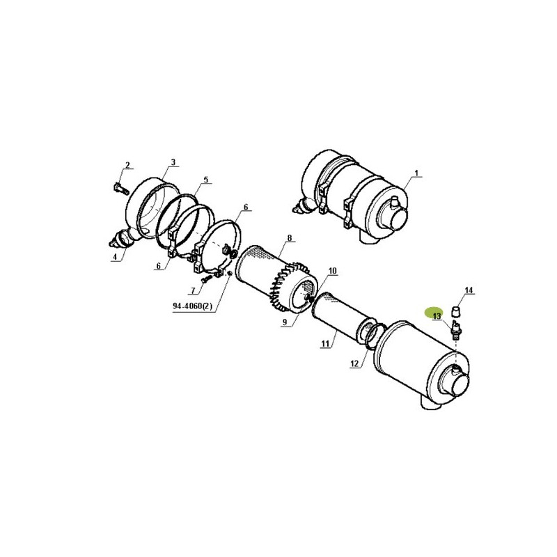 Claas 6000102998 Czujnik wlotu powietrza