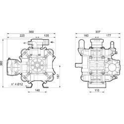 Pompa BP171K AEP 1-3/8"-1-3/8"