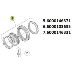 Synchronizator 6000103635, 0011708450