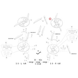 Talerz rozrzucający Rauch Axis kpl. prawy S8 - VXR 34-42m