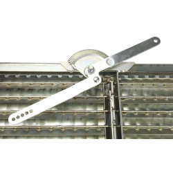 704506 Sito żaluzjowe ocynkowane końcowe, lamela-22mm